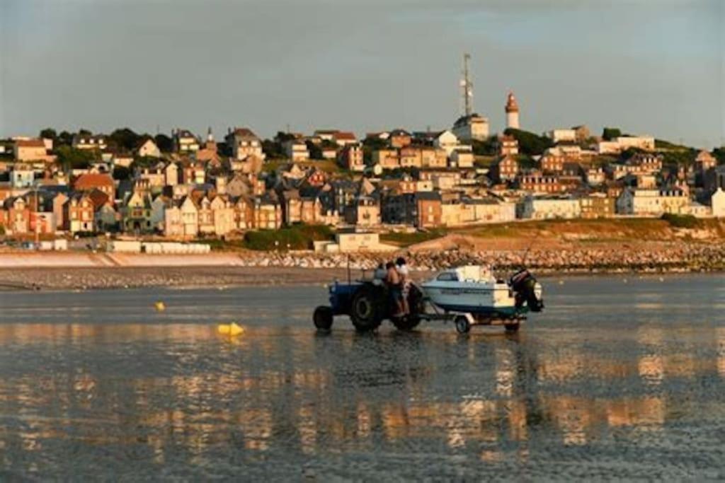 La Baigneuse Maison Avec Jardinet Et Parking Prive, A 200 M Plage Cayeux-sur-Mer Dış mekan fotoğraf